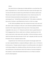 Magniloquo. . .Ore: Ovid's Comic Use of Invented Epic Compounds