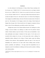 The Kenotic Trinity, Suffering Love, and the Cross: A Defense of Divine Passibility