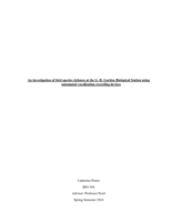 An investigation of bird species richness at the G. H. Gordon Biological Station using automated vocalization recording devices