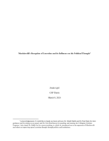 Machiavelli’s Reception of Lucretius and its Influence on his Political Thought