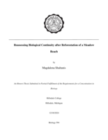 Reassessing Biological Continuity in a Small Michigan Stream after Reforestation of a Meadow Reach