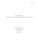 Domesticated Barbarians?: An Investigation into the Acculturation of the Varangian Guard in Constantinople, 988-1204