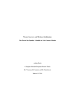 Vicente Guerrero and Mexican Abolitionism: The Test of the Equality Principle in 19th Century Mexico