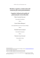 Cognitive-behavioral models of posttraumatic stress disorder