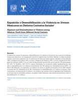 Exposición y Desensibilización a la Violencia en Jóvenes Mexicanos en Distintos Contextos Sociales